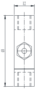 S型拉壓力傳感器CAZF-LS40尺寸圖2 S型拉壓力傳感器CAZF-LS40尺寸圖2