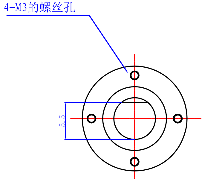 CAZD-23角度傳感器外形尺寸圖4
