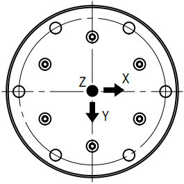 CAZF-3D96三維力傳感器外形尺寸圖3 CAZF-3D96三維力傳感器外形尺寸圖3
